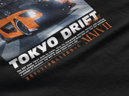 Oversized Hoodie | RX7 - Tokyo Drift - Stay Sideways | Backprint